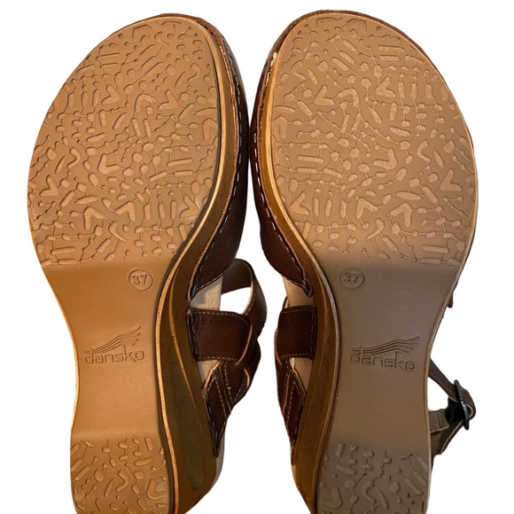 DANSKO shoes brown leather 37 - Picture 4 of 6